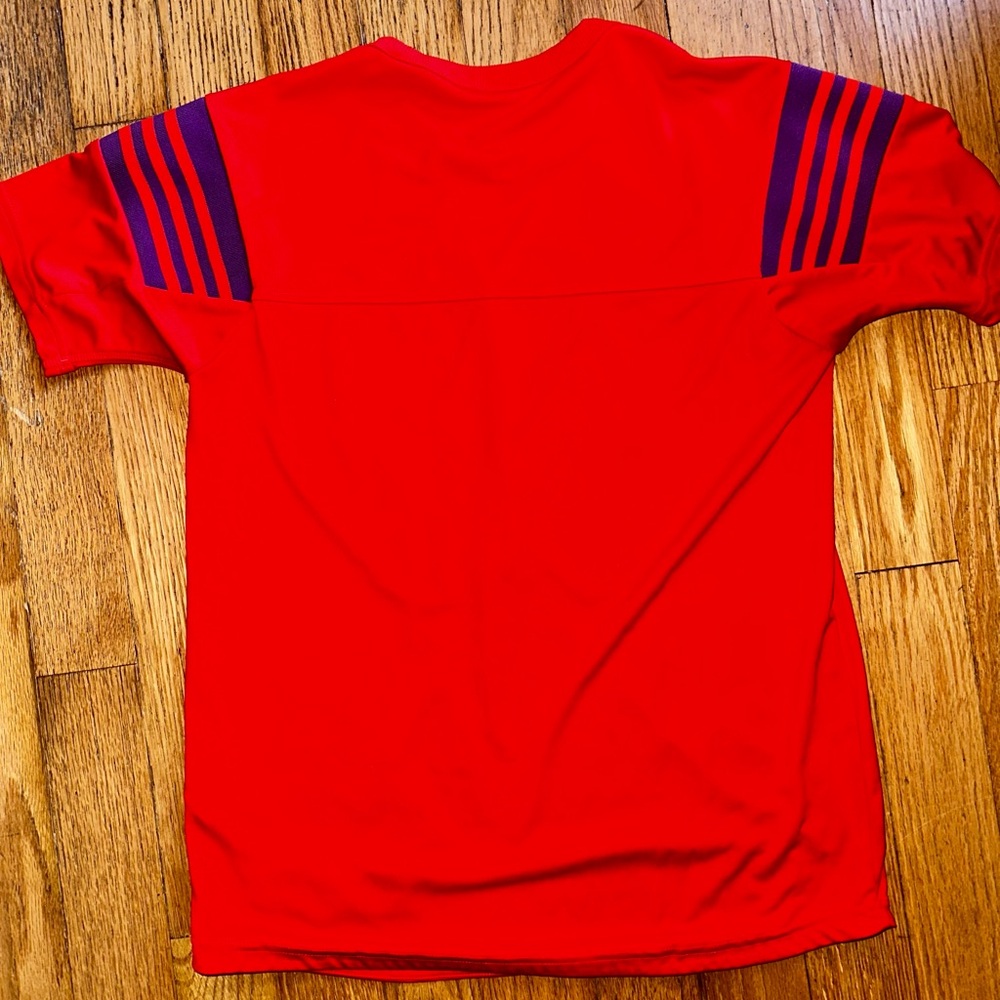 Adidas Red Floral Number Jersey - Picture 2 of 3